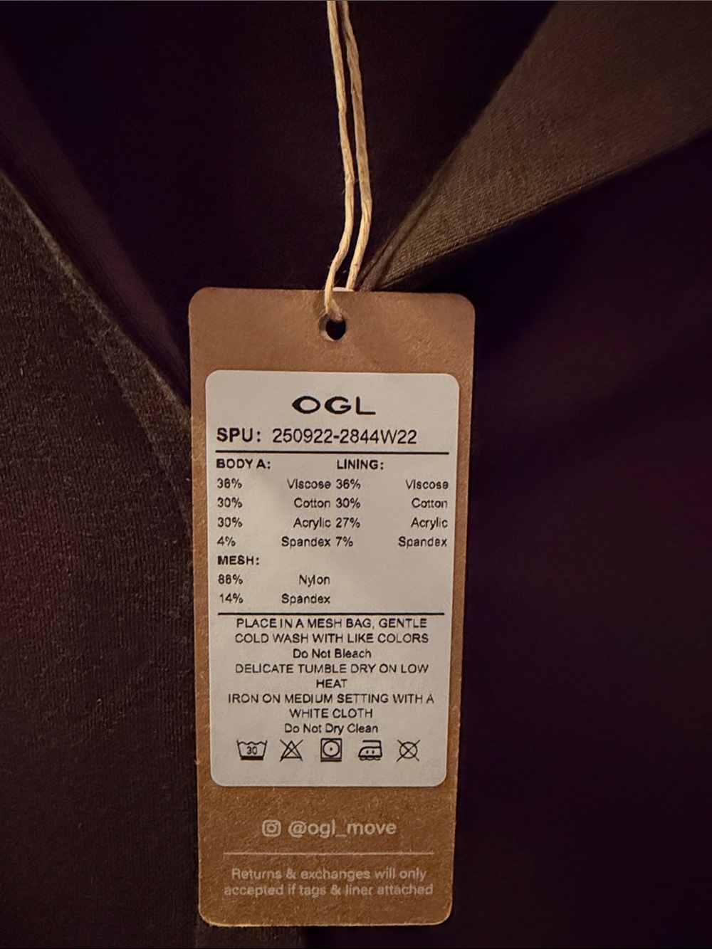 OGL Prowarm Long Sleeve Button-up Top - Picture 2 of 5
